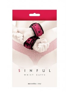 Kajdanki Sinful Wrist Cuffs - Kajdanki erotyczne - 1 2