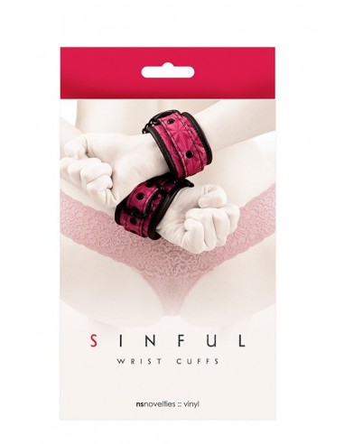 Kajdanki Sinful Wrist Cuffs - Kajdanki erotyczne - 2