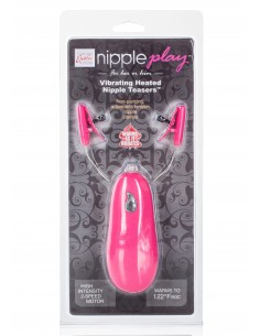 Zaciski na sutki Vibrating Heated Nipple Teaser - Klamry i klipsy na sutki - 1 2