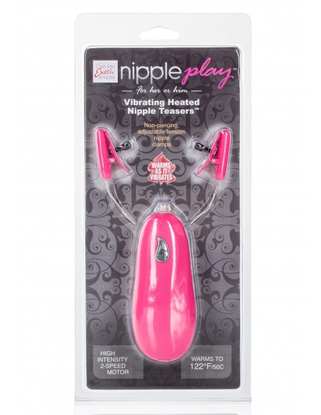 Zaciski na sutki Vibrating Heated Nipple Teaser - Klamry i klipsy na sutki - 2