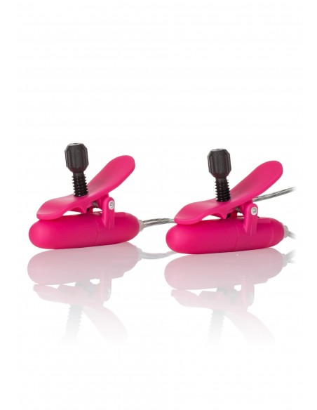 Zaciski na sutki Vibrating Heated Nipple Teaser - Klamry i klipsy na sutki - 3