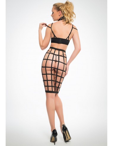 Spódnica ze stanikiem Cage Skirt With Lace Bra - Kostiumy i przebrania erotyczne - 2