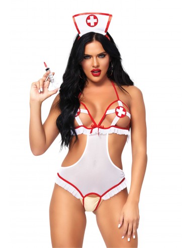 Strój pielęgniarki Roleplay Naughty Nurse - Kostiumy i przebrania erotyczne - 1