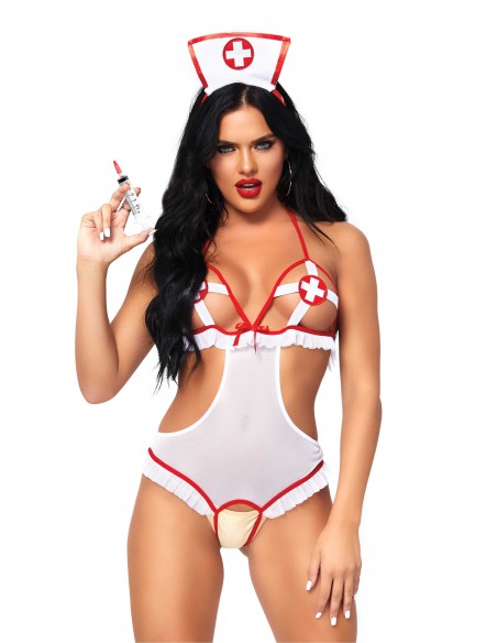 Strój pielęgniarki Roleplay Naughty Nurse - Kostiumy i przebrania erotyczne - 1