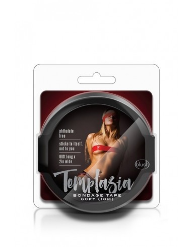 Taśma do krępowania TEMPTASIA BONDAGE TAPE BLACK - Taśmy, szarfy do krępowania - 1