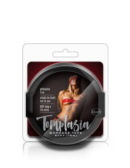 Taśma do krępowania TEMPTASIA BONDAGE TAPE BLACK - Taśmy, szarfy do krępowania - 1