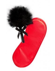 Maska na Oczy Velvet Soft Eye Mask And Tickler - Maski i kaptury - 1