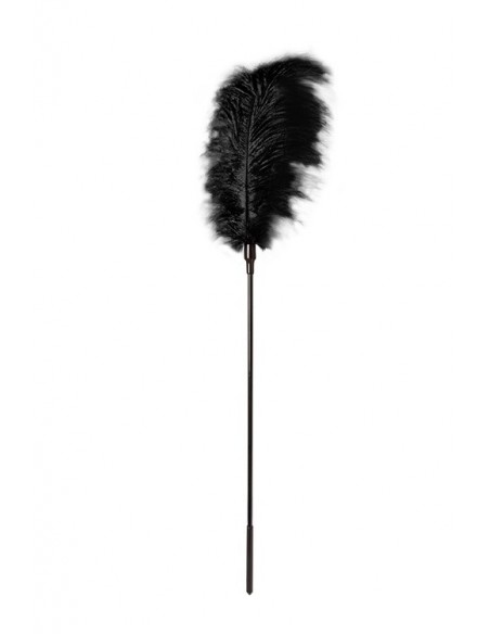 Pejcz-GP LARGE FEATHER TICKLER BLACK - Baty, pejcze i packi - 2