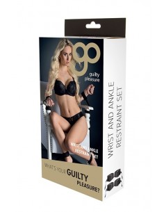Zestaw BDSM Gp Wrist And Ankle Restraint Set - Zestawy BDSM - 1 2