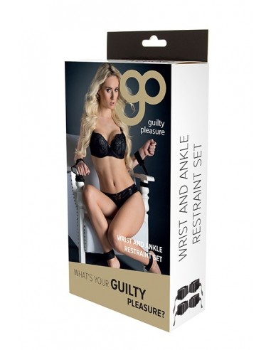 Zestaw BDSM Gp Wrist And Ankle Restraint Set - Zestawy BDSM - 2
