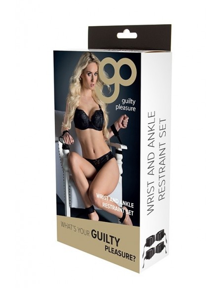 Zestaw BDSM Gp Wrist And Ankle Restraint Set - Zestawy BDSM - 2