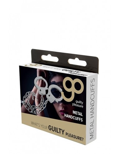 Kajdanki Gp Metal Handcuffs Long Chain - Kajdanki erotyczne - 2