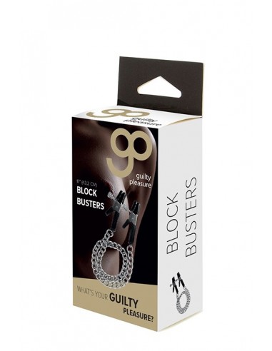 Zaciski na sutki Gp Block Busters Nipple Clamps - Klamry i klipsy na sutki - 2