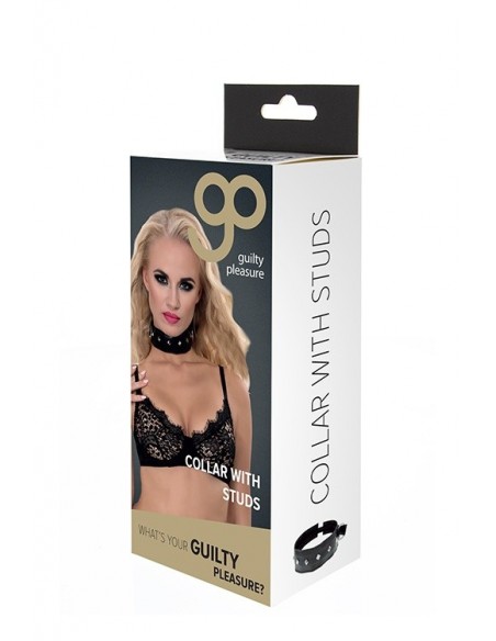 BDSM-GP COLLAR WITH STUDS - Uprzęże BDSM - 2