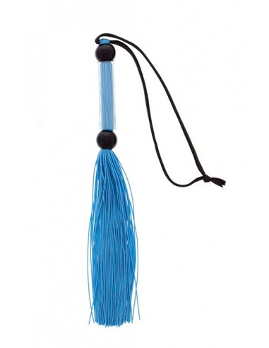 Pejcz-GP SILICONE FLOGGER WHIP BLUE - Baty, pejcze i packi - 1