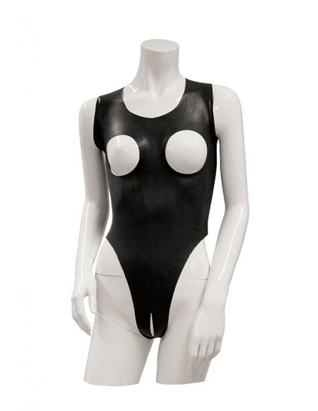 Body z wycięciem na piersi GP DATEX S - Wetlook, Vinyl, Datex, Latex - 4