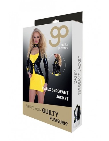 Kurtka stewardessa GP DATEX SERGEANT JACKET, M - Wetlook, Vinyl, Datex, Latex - 4