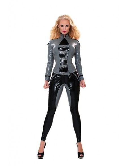 Spodnie GP DATEX SERGEANT TROUSERS, 2XL - Wetlook, Vinyl, Datex, Latex - 1