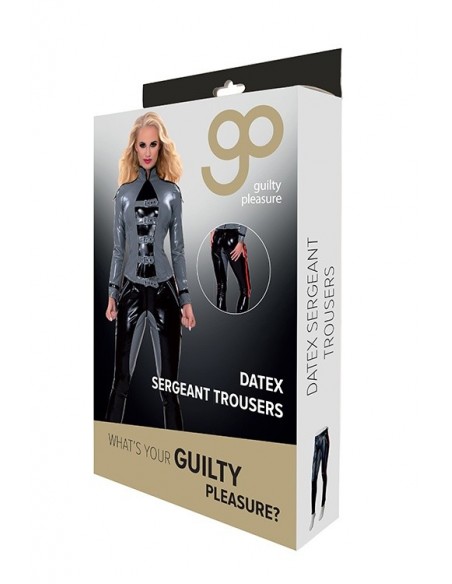 Spodnie GP DATEX SERGEANT TROUSERS, 2XL - Wetlook, Vinyl, Datex, Latex - 4