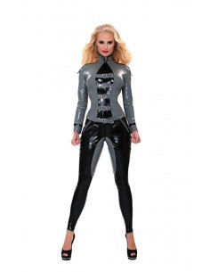 Spodnie GP DATEX SERGEANT TROUSERS, L - Wetlook, Vinyl, Datex, Latex - 1