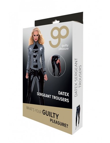 Spodnie GP DATEX SERGEANT TROUSERS, L - Wetlook, Vinyl, Datex, Latex - 4