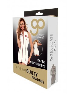 Kostium pielęgniarki GP DATEX NURSE COSTUME, XL - Wetlook, Vinyl, Datex, Latex - 1