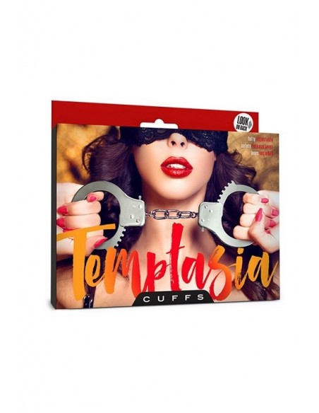 Kajdanki Temptasia Cuffs Silver - Kajdanki erotyczne - 2
