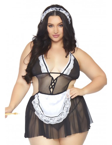 Pokojowka Roleplay Fantasy French Maid + - Kostiumy i przebrania erotyczne - 1