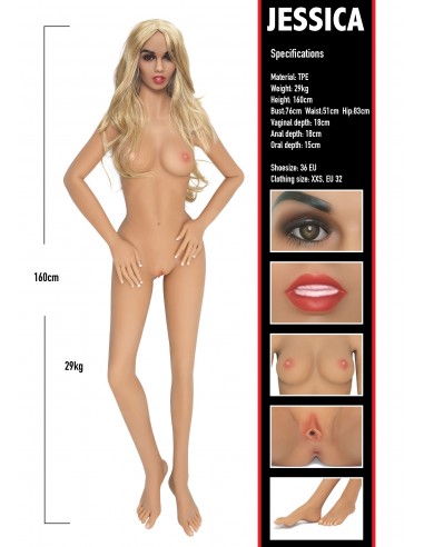 Realistyczna sex lalka Banger Babe Jessica - Seks lalki, lalki miłości, seks roboty - 3