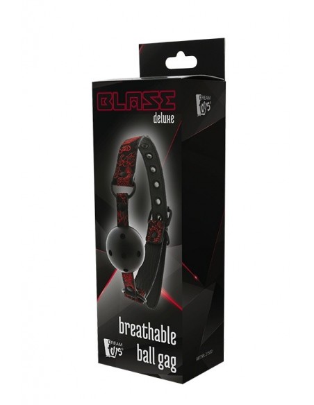 Knebel BDSM Blaze Deluxe Breathable Ball Gag - Kneble do ust - 2