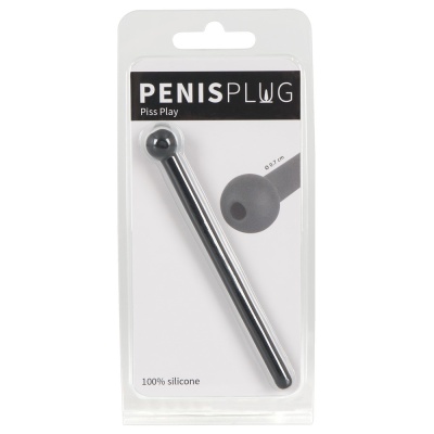 Penis Plug Piss Play – przepływowy dilator cewki moczowej z silikonu medycznego 11,8 cm, Ø 0,7 cm - 1