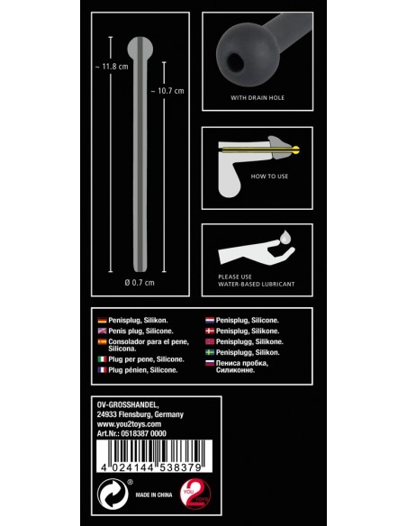 Dilator cewki moczowej Penisplug Piss Play - Dilatory penisa - 7