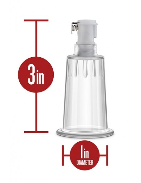 Przyssawki do sutków Nipple Pumping Cylinders - Pompki do sutków i pochwy - 6