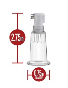 Przyssawki do sutków Nipple Pumping Cylinders - Pompki do sutków i pochwy - 1 2