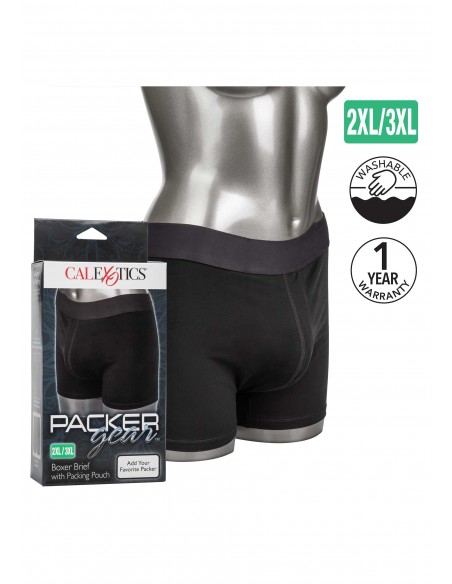 Bokserki męskie z kieszonką Boxer Brief with Packing Pouch XS/S - Bokserki - 6