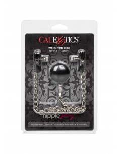 Zaciski na sutki Weighted Disc Nipple Clamps - Klamry i klipsy na sutki - 1 2