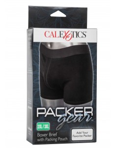 Bokserki męskie z kieszonką Boxer Brief with Packing Pouch 2XL/3XL - Bokserki - 1 2