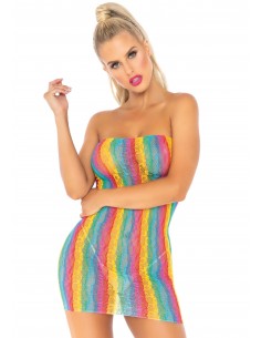 Sukienka GP PRINTED DRESS WITH CURLY PATTERN, S - Sukienki, spódnice, spodnie - 1