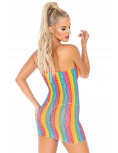 Sukienka GP PRINTED DRESS WITH CURLY PATTERN, S - Sukienki, spódnice, spodnie - 1 2