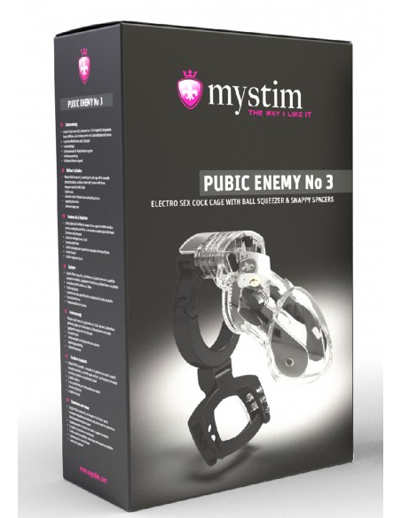 Klatka na penisa Mystim Pubic Enemy No 3 - Klatki na penisa - 2