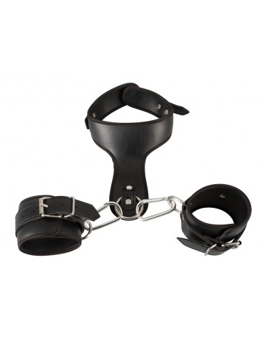 Zestaw BDSM Imit. Leather Restraint Set O - Zestawy BDSM - 2