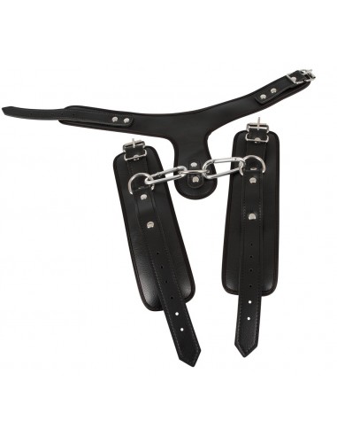Zestaw BDSM Imit. Leather Restraint Set O - Zestawy BDSM - 4