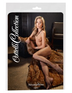 Czerwone rajstopy Net Tights black S-L - Rajstopy - 1