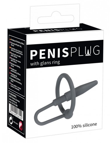 Dilator cewki moczowej Penis Plug With Glans Ring - Dilatory penisa - 1