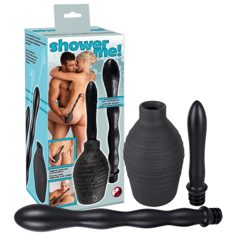 Prysznic intymny Shower Me — 2 wymienne końcówki natryskowe, 300 ml, długość 23 cm / 11,5 cm - 8