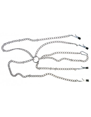 Zaciski na sutki Harness With Clamps - Klamry i klipsy na sutki - 2