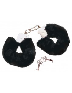 Kajdanki Handcuffs Black - Kajdanki erotyczne - 1 2