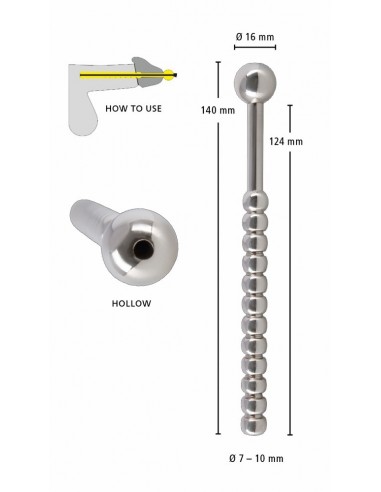 Dilator cewki moczowej Penis Plug Piss Play Hollow - Dilatory penisa - 7