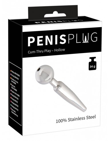 Dilator cewki moczowej Penis Plug "Cum-Thru" - Dilatory penisa - 1