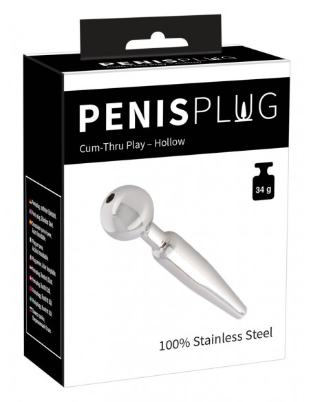 Dilator cewki moczowej Penis Plug "Cum-Thru" - Dilatory penisa - 1